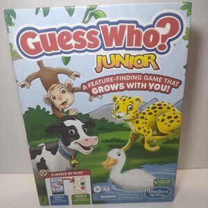 Hasbro Gaming Guess Who Junior Board Game for Preschoolers and Kids